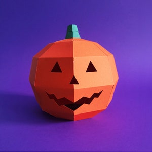 Hallowenn Paper Pumpkin DIY Kik Template