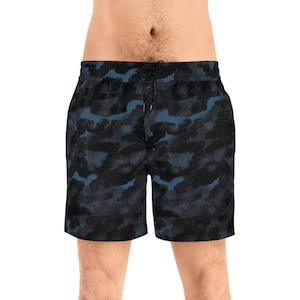 Men&#39;s AOP Swim Shorts, Stylish Men&#39;s Swim Trunks, Beachwear, Summer Pool Shorts, Vacation Swimwear, Unique Swimming Shorts