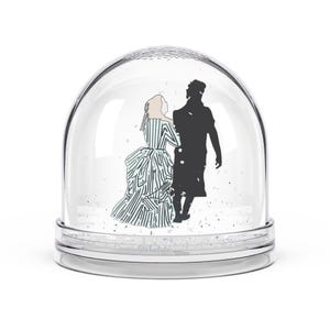 Snow Globe, Sleepy Hollow Ichabod Katrina Winter Decor, Halloween Decoration, Spooky Halloween Home, Headless Horseman Gift, Gothic Snow