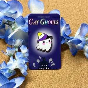 Gay Ghouls: Nonbinary Pin [+B Grades]