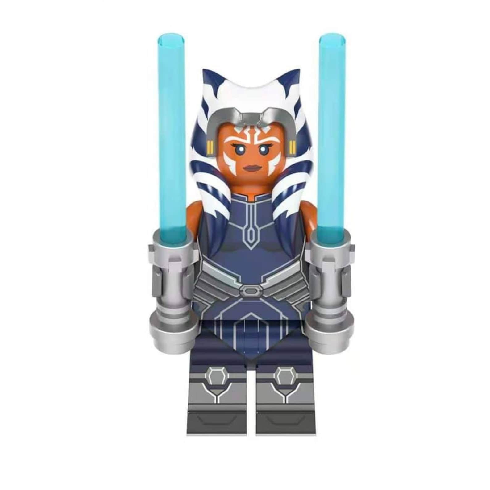 Ahsoka Tano Clone Wars Custom Star Wars Minifigure Etsy