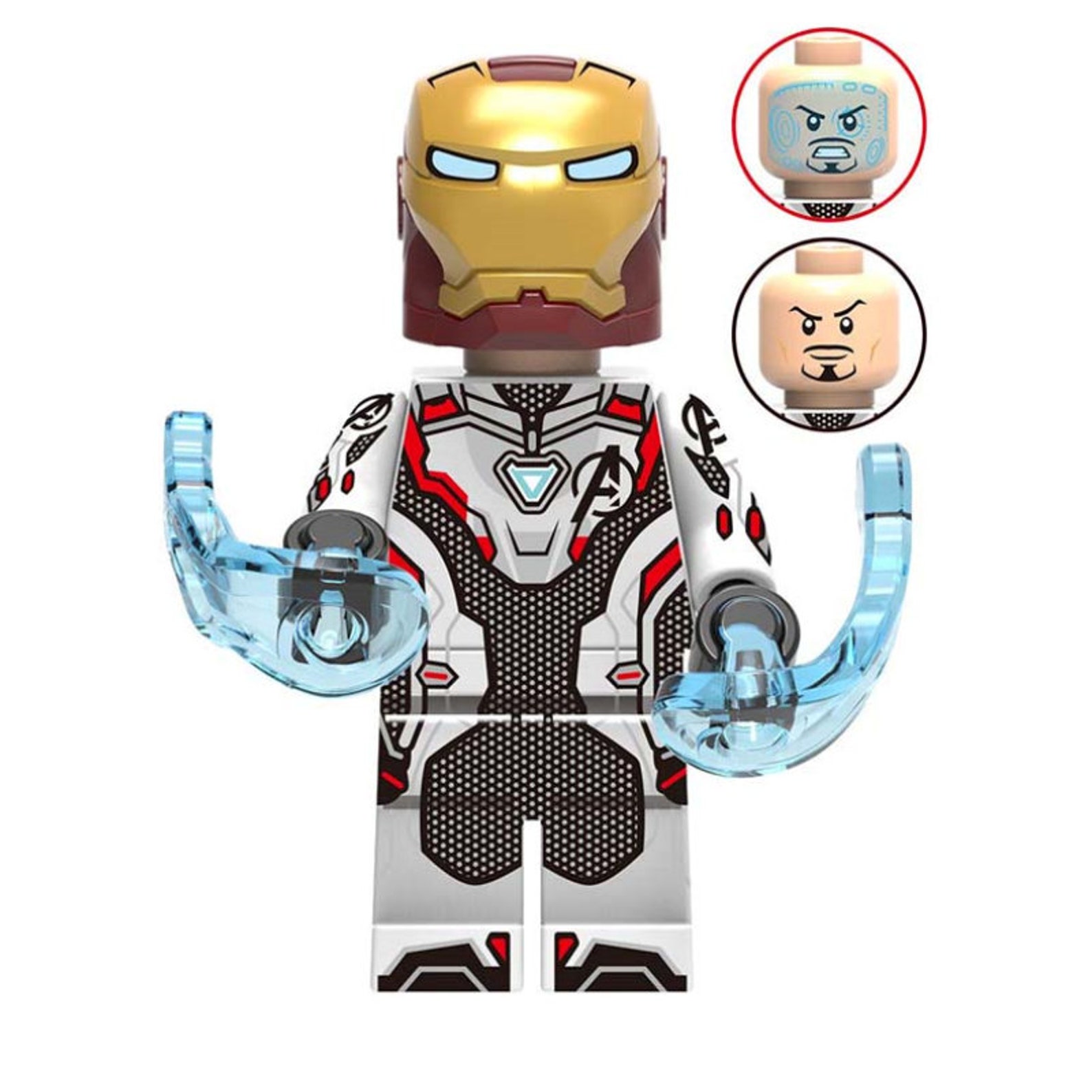 Quantum Suit Iron Man Custom Marvel Minifigure Avengers End Etsy