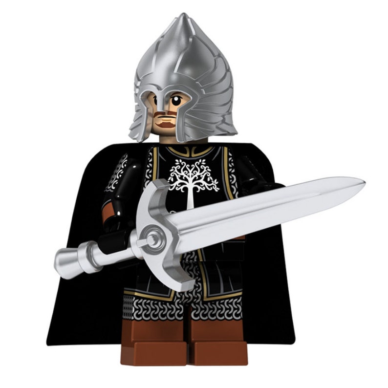 Gondor Ranger Knight Custom Lord of the Rings Minifigure The Etsy
