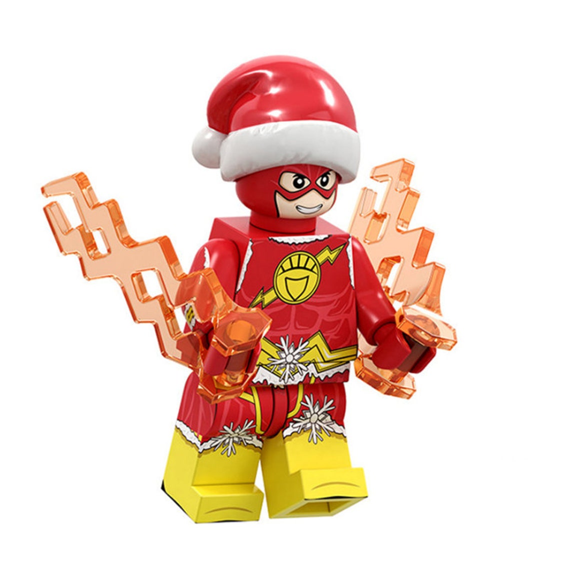 Flash Christmas Custom Minifigure Santa Marvel DC Star Etsy