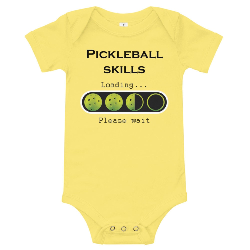 Lustiges Pickleball Baby Kurzarm ein Stück Etsy