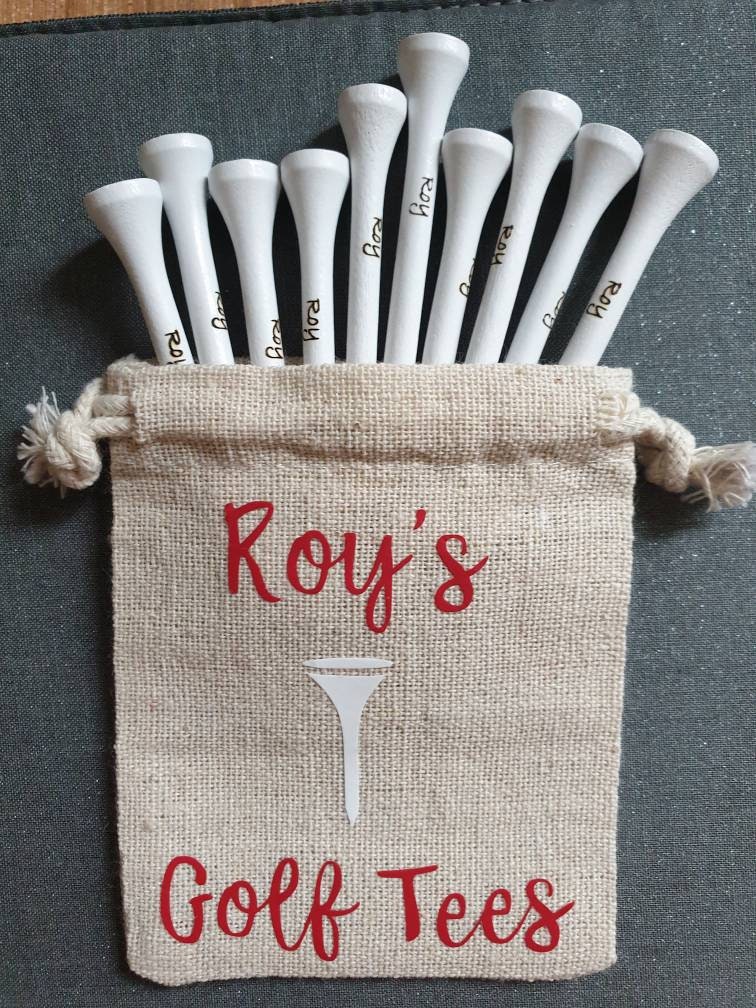 Personalised Golf Tees Personalised Golf Gifts Golf Tee Bag Etsy UK