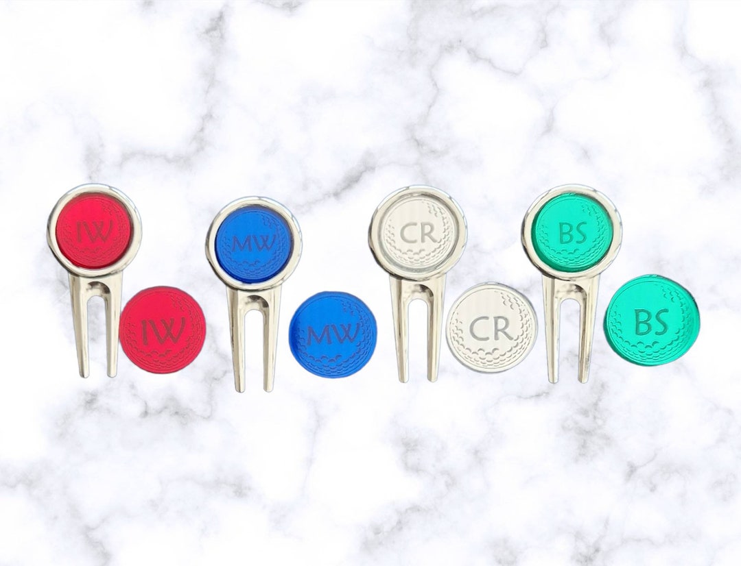 Personalised Pitch Repairer and Personalised Ball Marker, Personalised