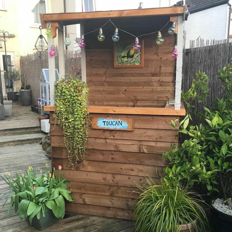 Small Garden Bar Etsy UK