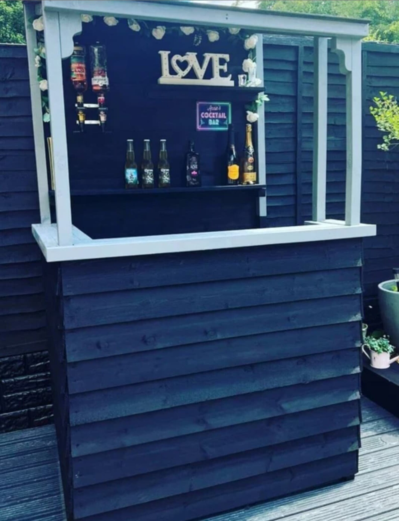 Small Garden Bar Etsy UK