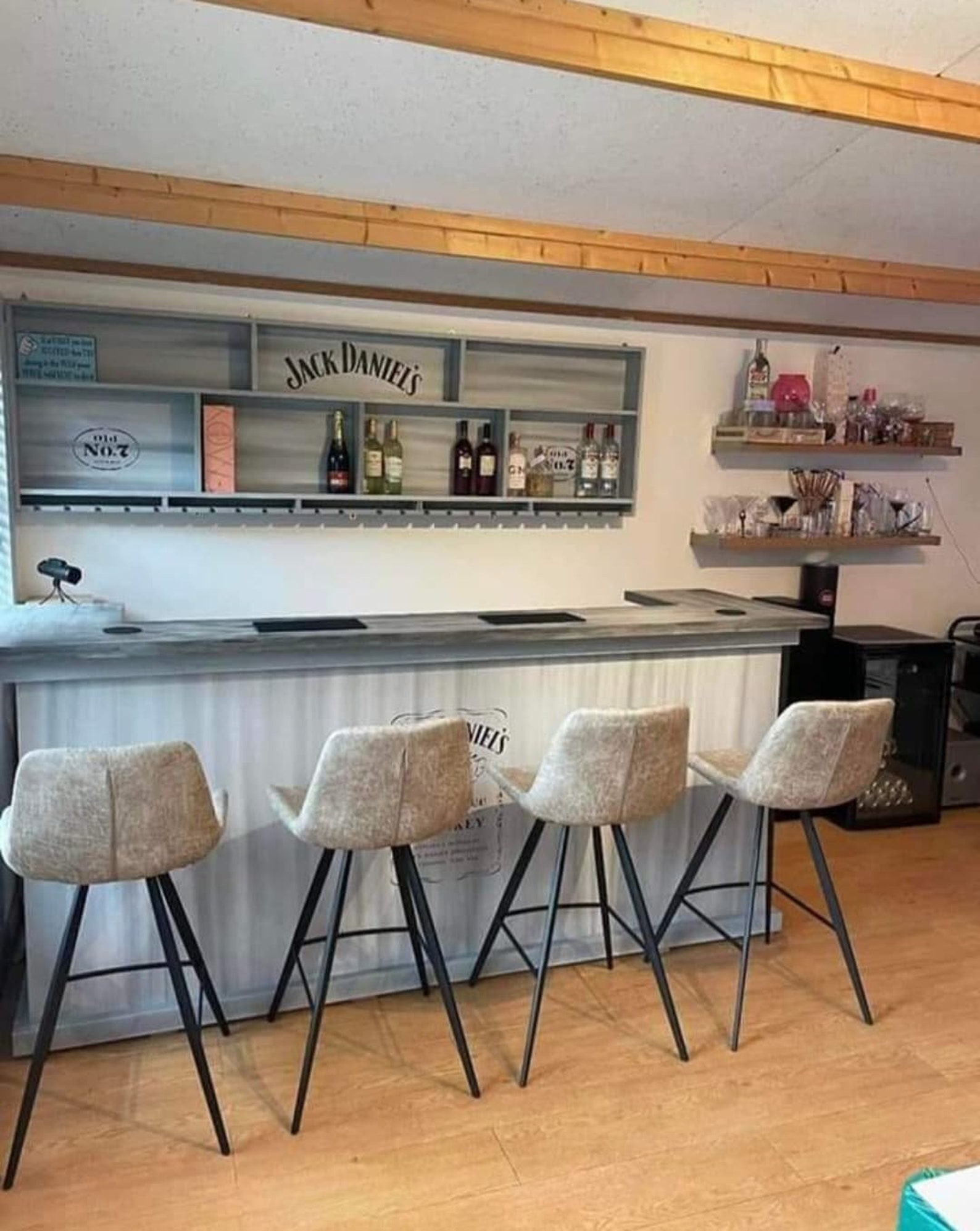 Home Reclaimed Modern Bar Jack Daniels Etsy UK