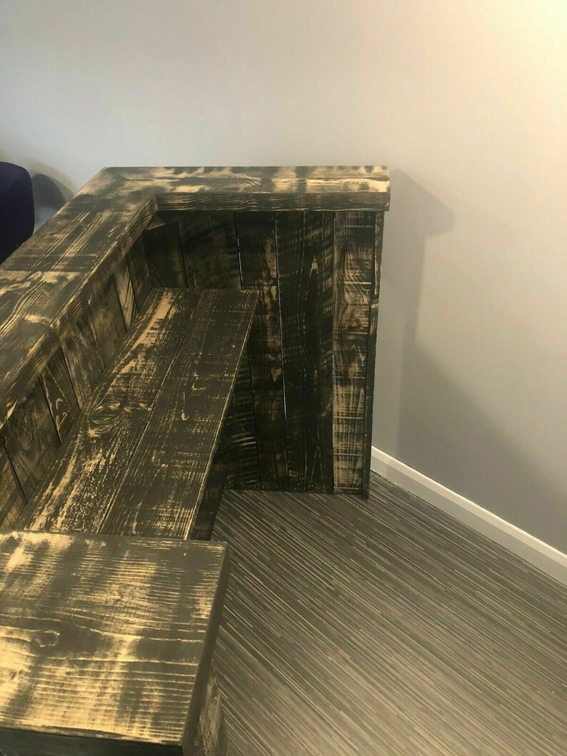 Home Reclaimed Modern Bar in Black Etsy UK