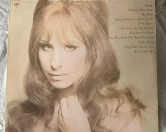 Barbra Streisand Greatest Hits Vintage Vinyl Record