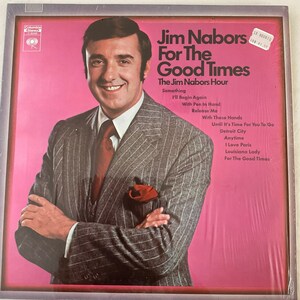 Jim Nabors: For The Good Times Vintage Vinyl Record image 1