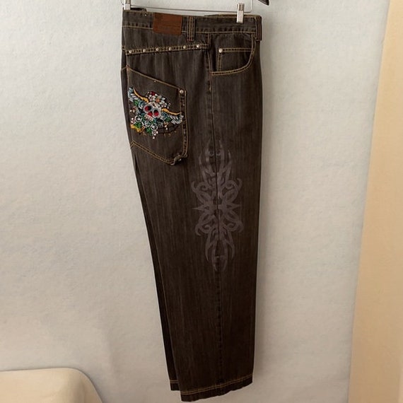 Matte Jeans VINTAGE Studded Skull Skater Jeans - image 10