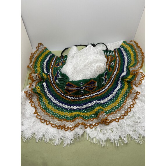 Antique Native American Custom Hand Beaded Choker / C… - Gem