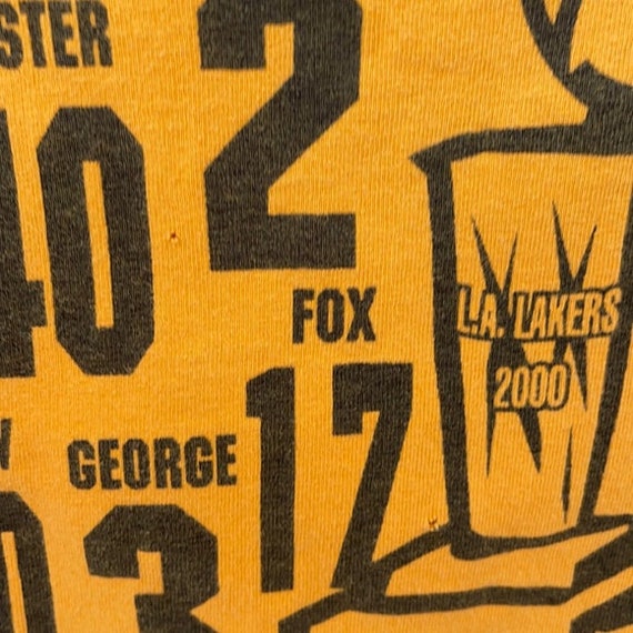 2001 World Champion LA Lakers Back to Back T-Shirt - image 10