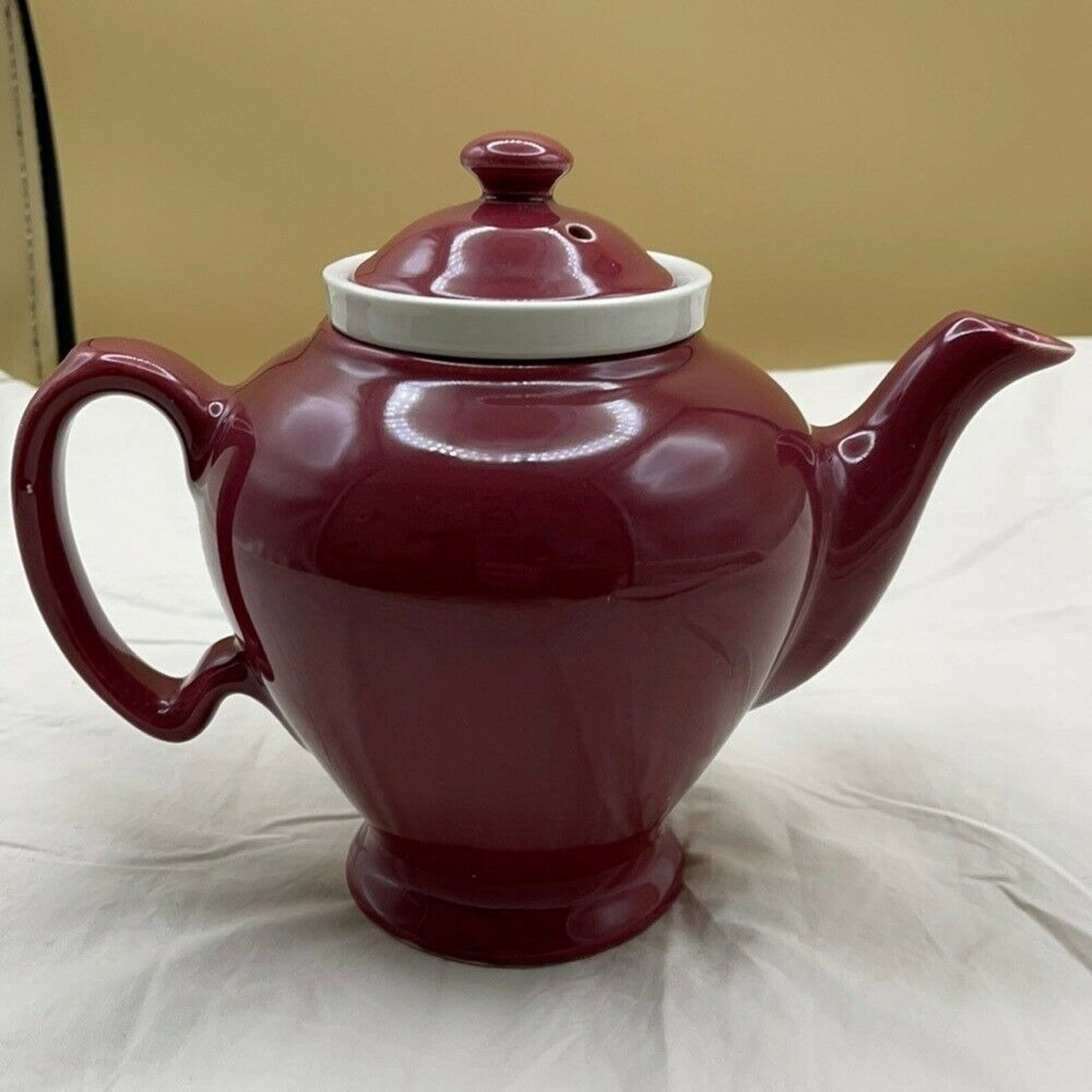 Mccormick Baltimore Tea Steeping Tea Pot Burgundy Etsy