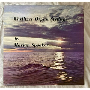 Marian Speaker: Wurlitzer Organ Stylings Vintage Vinyl Schallplatte