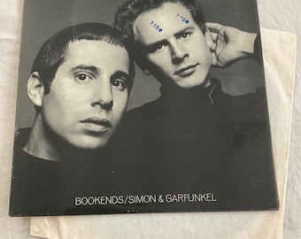 Vintage Simon & Garfunkel Bookends Vinyl LP - 1968 Columbia