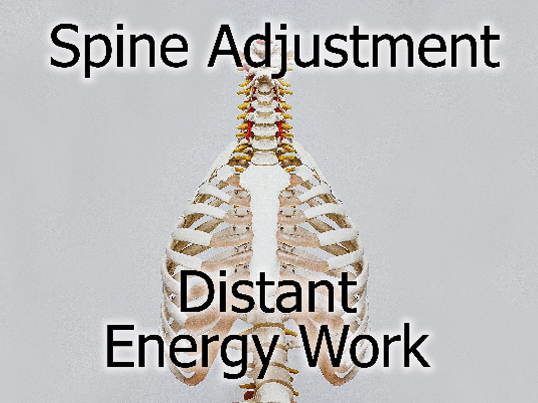 Spine Adjustment Energy Healing Session Etsy