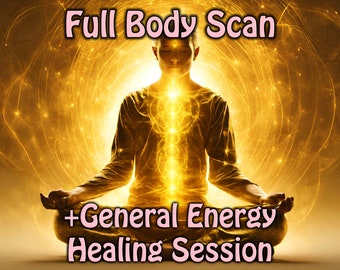 Full Body Scan + General Energy Healing Session Reiki Recovery Alternative Medicine Homeopathy