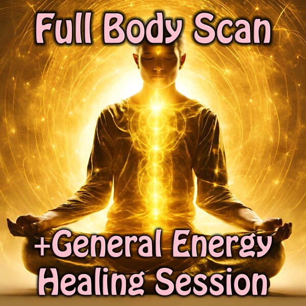 Full Body Scan + General Energy Healing Session Reiki Recovery Alternative Medicine Homeopathy