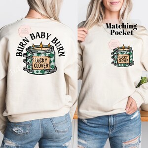 Lucky Clover Png, St. Patrick’s Day Png, Burn Baby Burn Png, Skeleton Design, Clover Png
