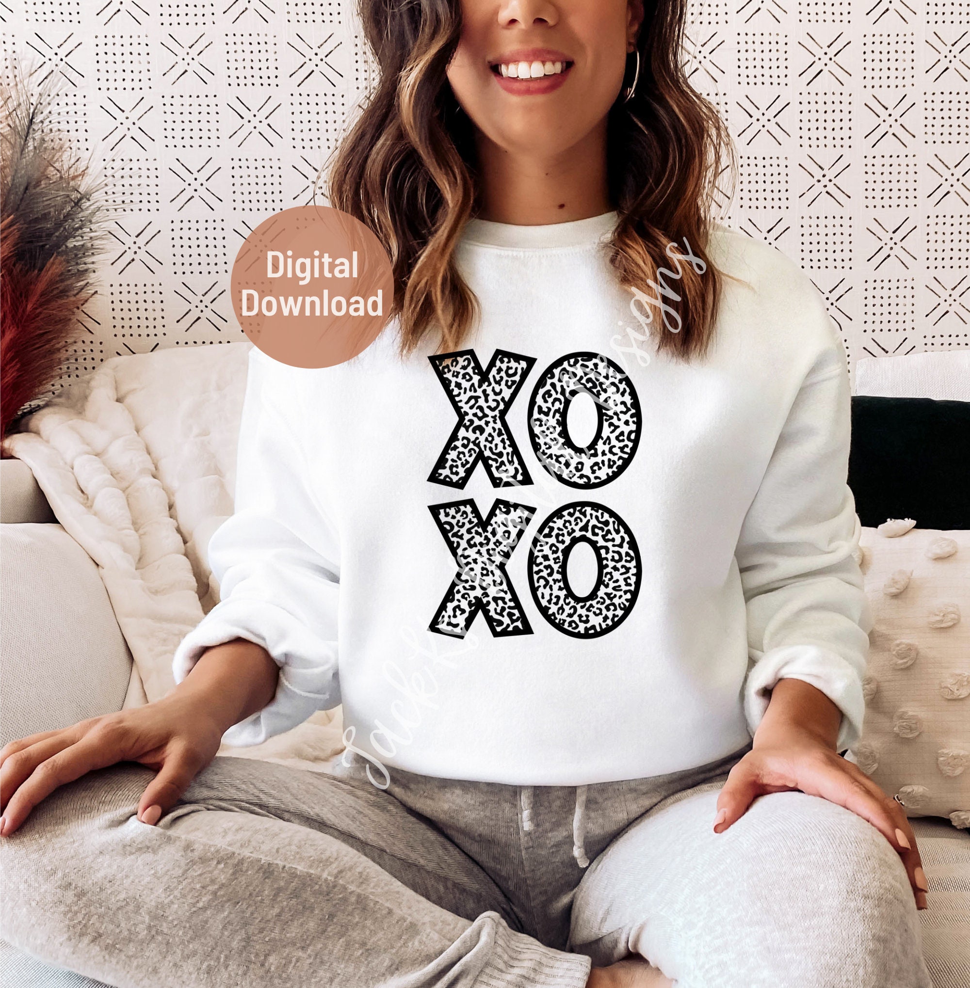 Leopard Print Xoxo Svg, Valentine's Day Svg, Xoxo Svg, Cupid Svg, Valentines Day Png, Commercial Use, Sublimation Download