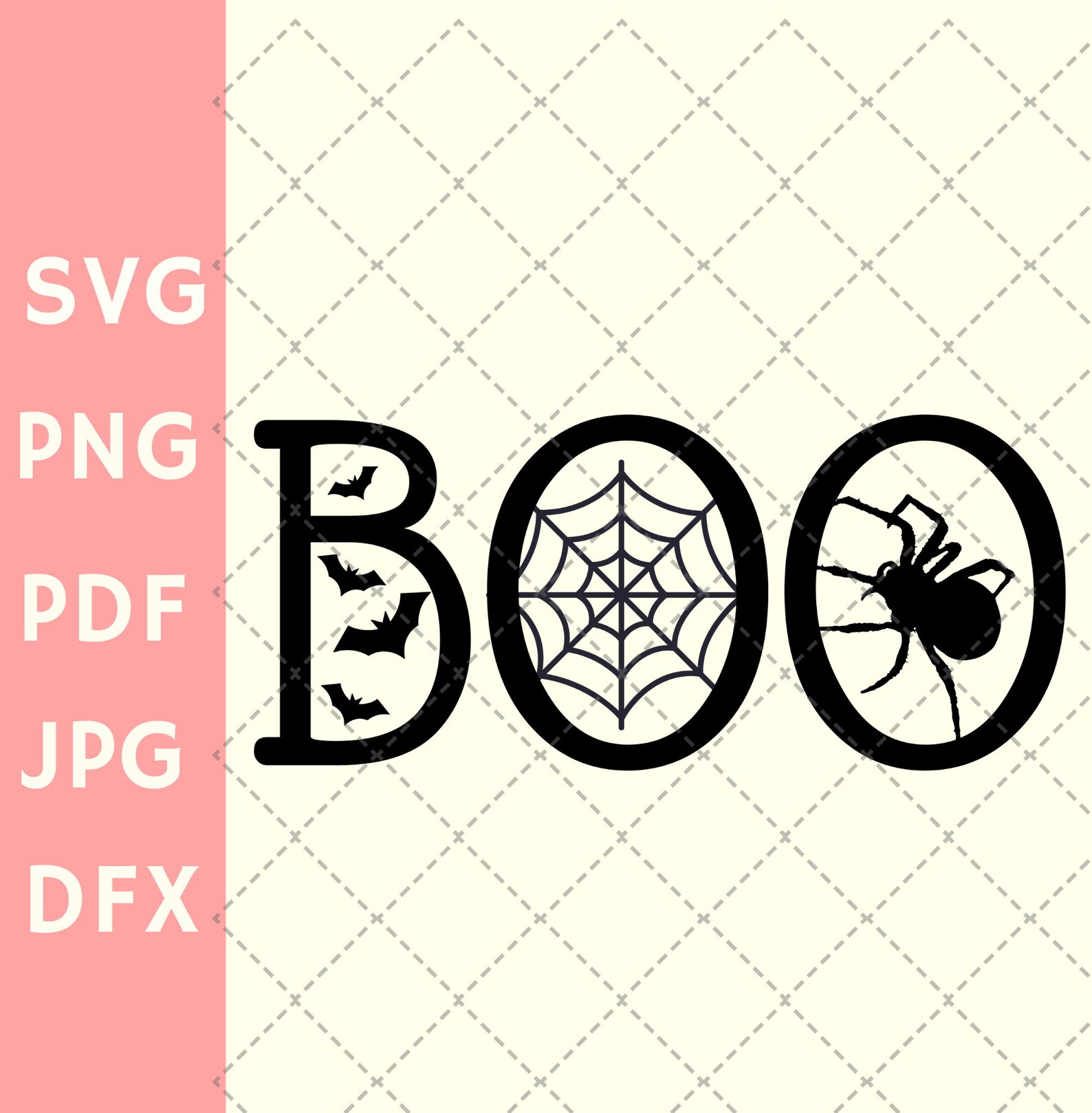 Boo Svg File Spider Web Svg File Halloween Svg File Cricut - Etsy Hong Kong