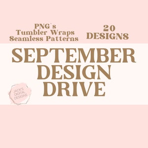 Digital Design Drive, September Design Drive, Png Drive, Design Bundle ...