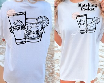 Kinda Tan Kinda Tipsy PNG, Margarita Png, Summer Png, Sublimation Download, Beach Png Summer Design Png For Shirts