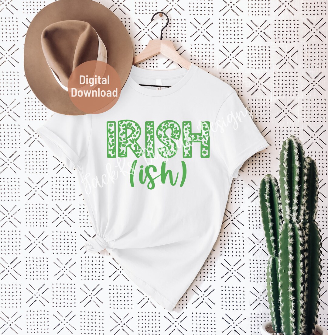 Irish Ish Svg, Leopard Print Svg, Im Irish Png, St Patrick’s Day Svg ...