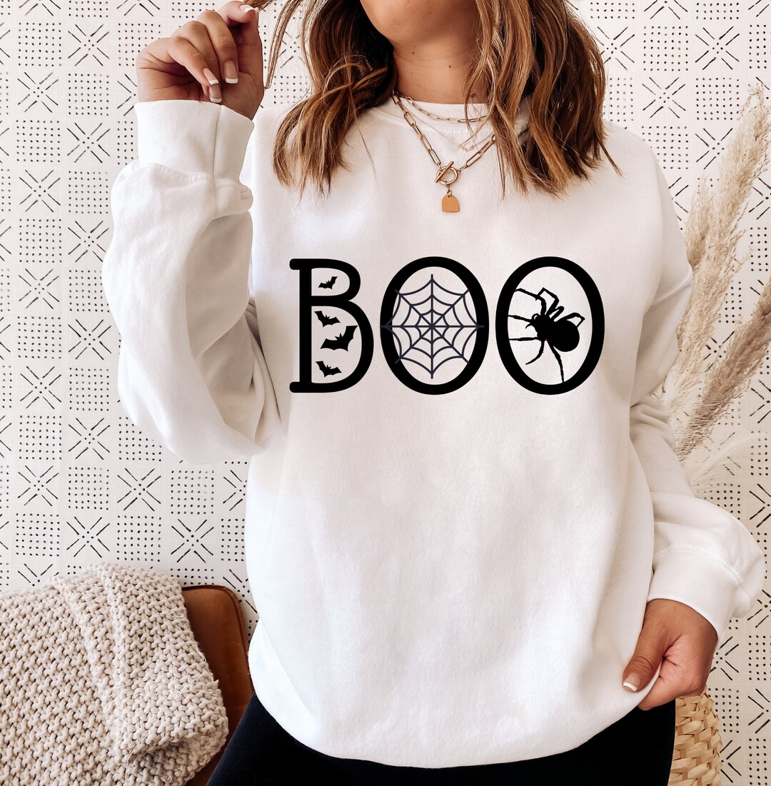 Boo Svg File, Spider Web Svg File, Halloween Svg File, Cricut Cut File ...