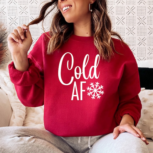 Cold Af Svg, Winter Shirt Svg, Christmas Shirt Svg, Snowflake Svg, Cut File, Svg For Cricut, Dfx png pdf