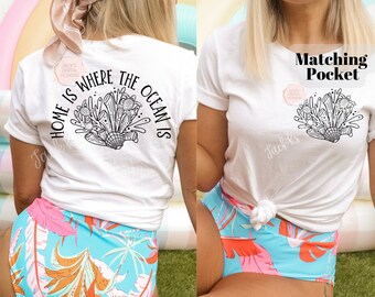 Home Is Where The Ocean Is Png, Sea Turtle Png, Summer Png, Under The Sea Png, Motivational Png