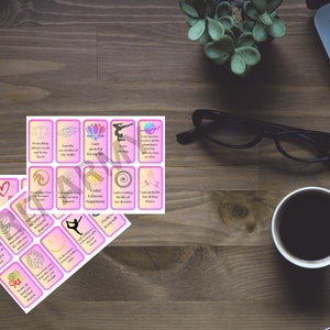 Affirmation Self Love Gratitude Printable Cards
