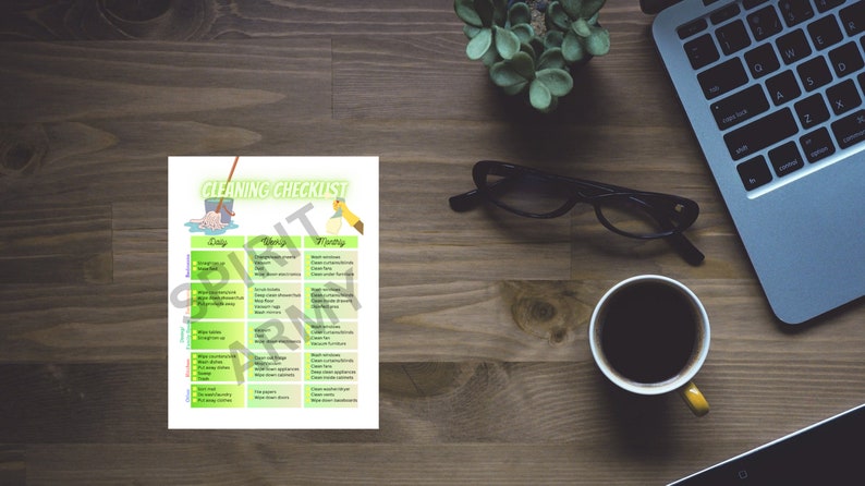 Bucket Cleaning Guide.pdf Cleaning Checklist, Cleaning Guide, PDF Printable - Etsy