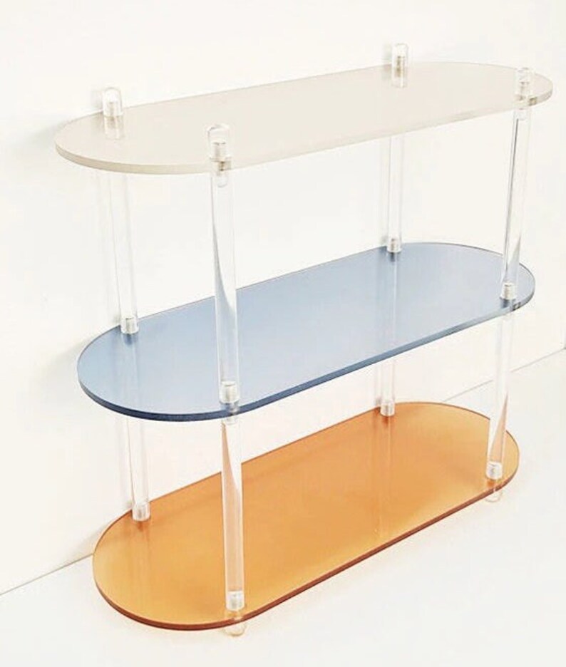 Colored Acrylic Mini Shelving Unit for Kids Etsy