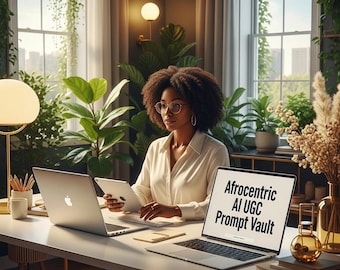 Afrocentric AI Prompts – Black Beauty UGC Content (PDF)