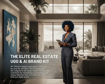 Real Estate AI Prompts | Afro-Luxe Architecture UGC Creator Kit (Digital Download)