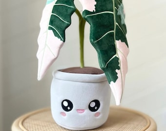 Variegated Alocasia Amazonica Plush Toy