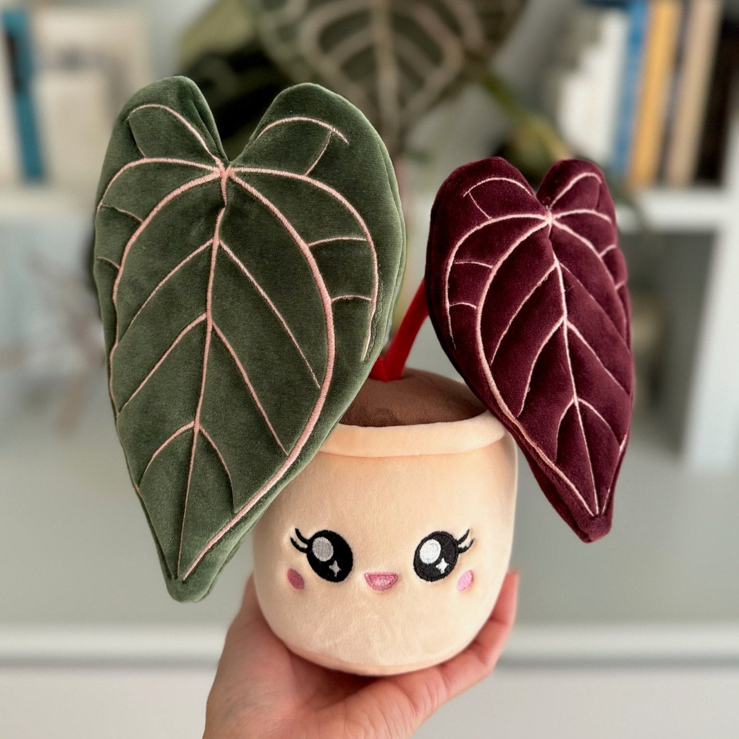 Anthurium Red Crystallinum Plushie - Etsy