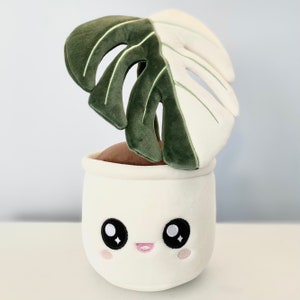 Monstera Albo Plush Toy