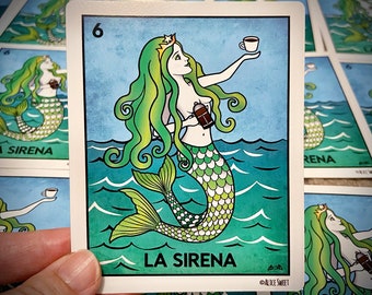 La Sirena / The Siren Coffee Icon Vinyl Sticker