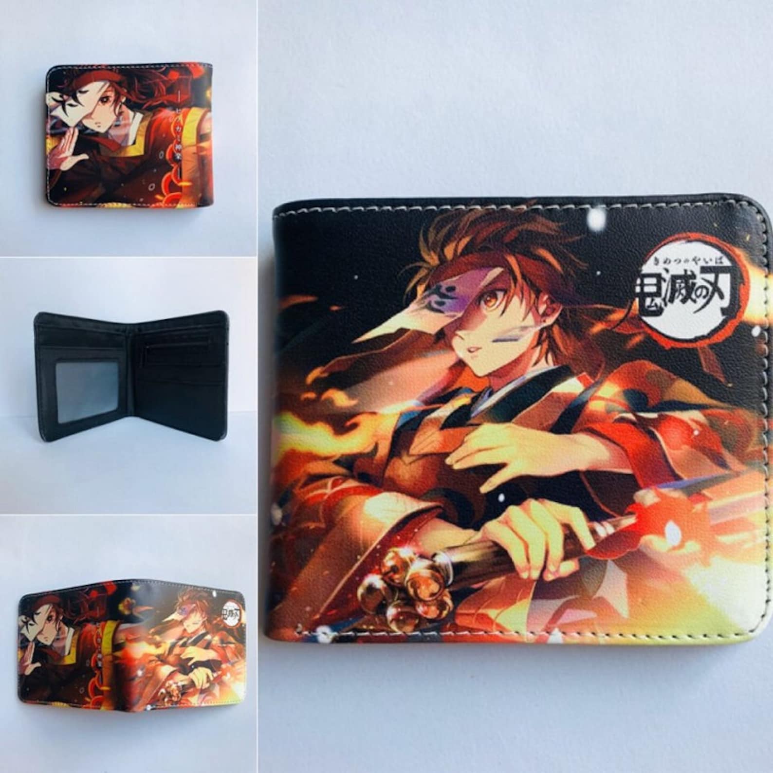 Tanjro inspired anime wallet Etsy