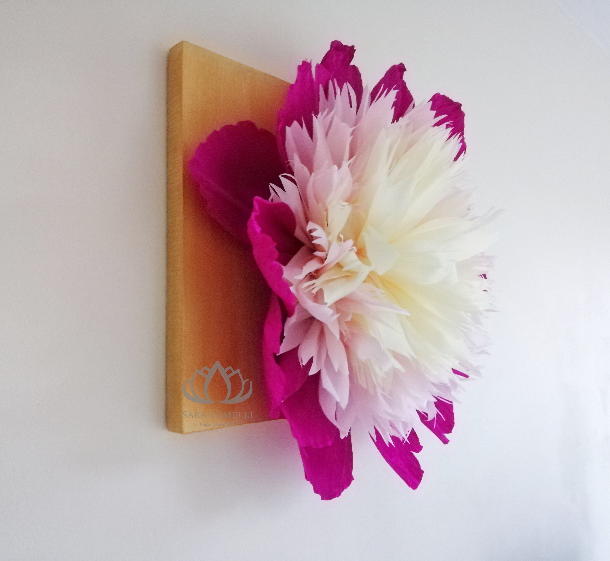 Paper Flower Wall Art | Etsy