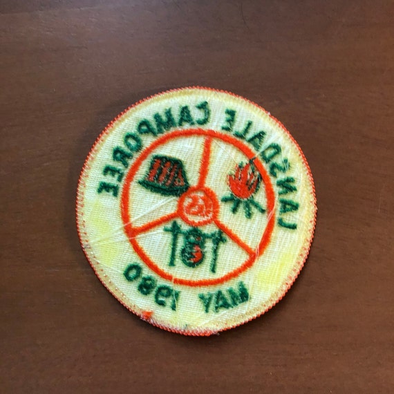 Vintage 1980 Girl Scout Camporee Badge - image 3