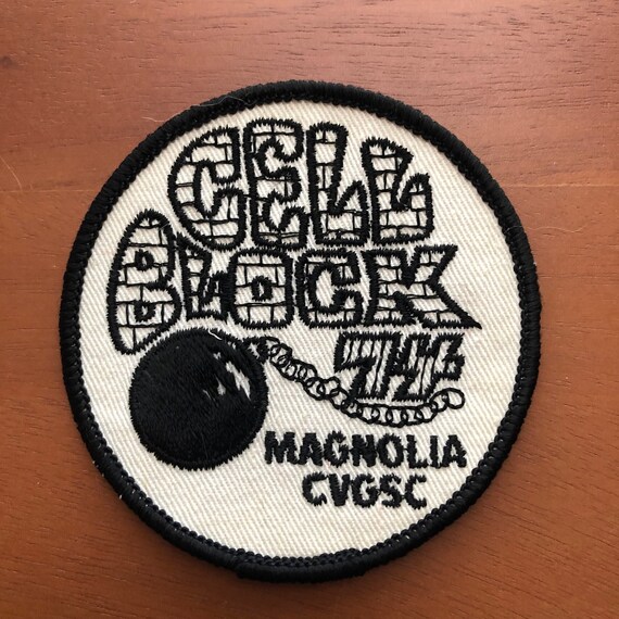 Vintage 1974 Cell Block Girl Scout Badge - image 1