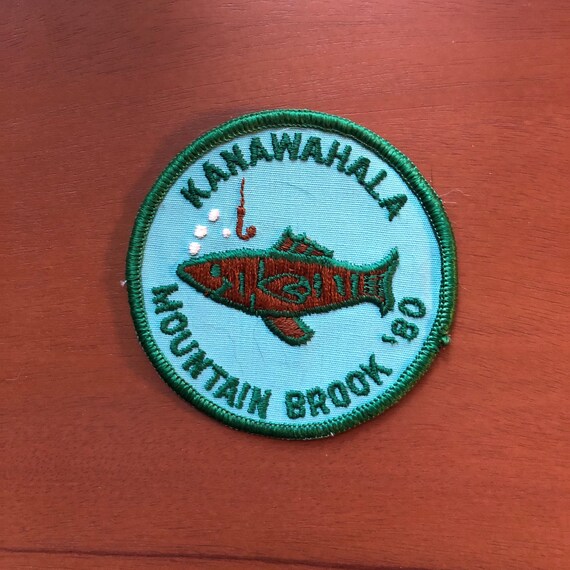 1980 Kanawahala Vintage Girl Scout Badge Gem