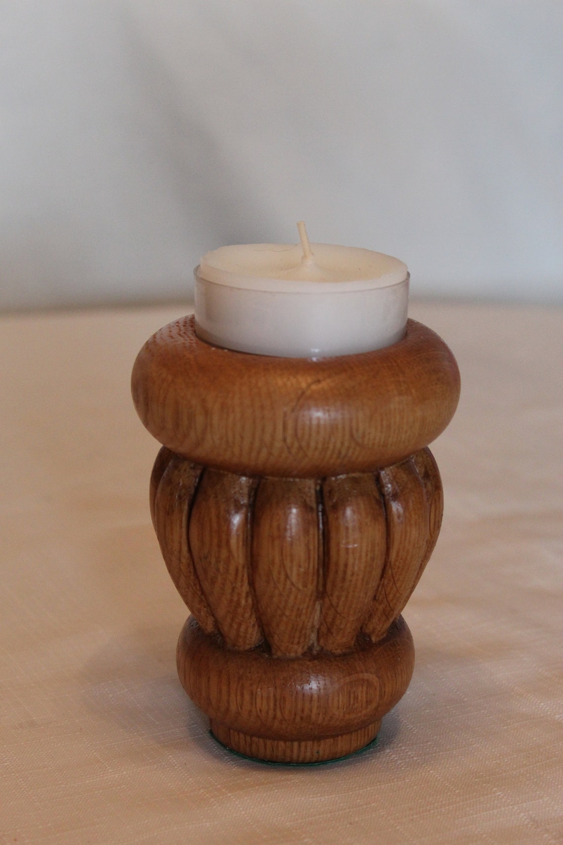 Acorn Fluted Candle Holder Etsy UK